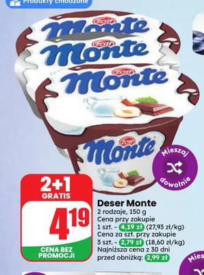 Deser Monte promocja w Dino