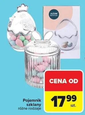 Pojemnik szklany różne rodzaje promocja w Carrefour