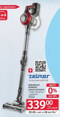 Odkurzacz pionowy ZSVC511DF Piotr zelmer promocja w Selgros