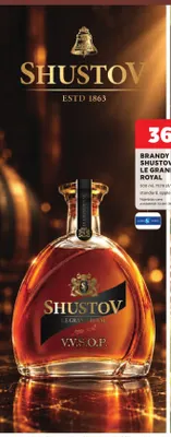 Brandy Shustov Le Grand Royal standard promocja w Stokrotka