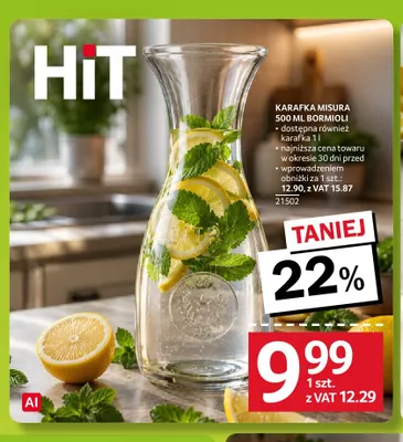 Karafka Misura 500 ml Bormioli promocja w Selgros