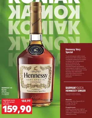 Koniak Hennessy VS promocja w Kaufland