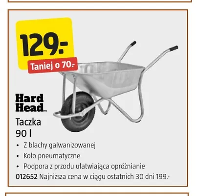 Taczka 90 l Hard Head promocja w Jula