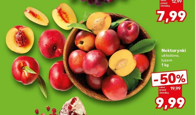Nektarynki promocja w Kaufland