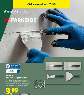 Akcesoria do szpachlowania Parkside promocja w Lidl