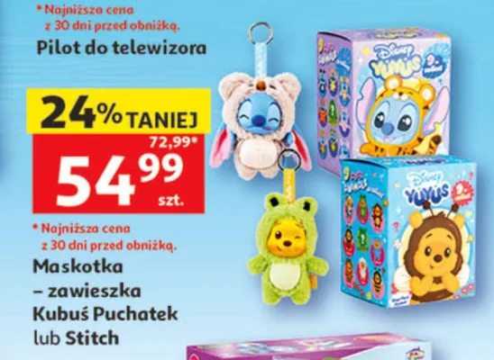 Maskotka - zawieszka Stitch Disney promocja w Auchan