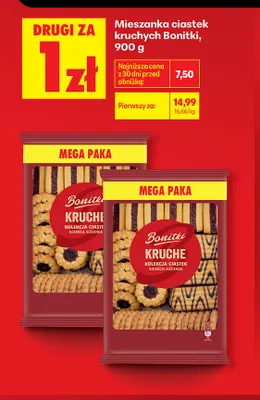 Mieszanka ciastek kruchych Bonitki promocja w Biedronka