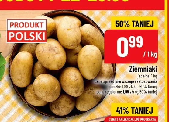 Ziemniaki jadalne polskie promocja w POLOmarket