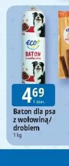 Baton dla psa z wołowiną Eco+ promocja w Leclerc