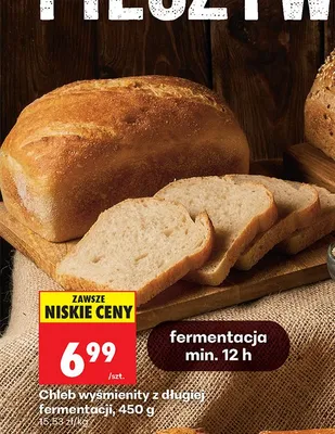 Chleb wyśmienity z długiej fermentacji promocja w Biedronka