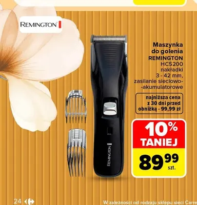 Maszynka do golenia Remington HC5200 promocja w Carrefour
