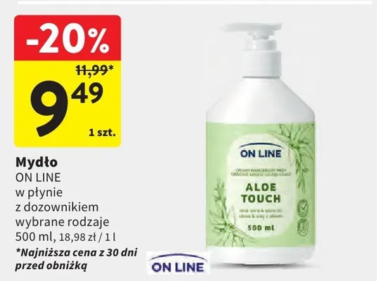 Mydło w płynie z dozownikiem wybrane rodzaje promocja w Intermarche