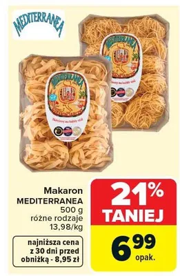 Makaron promocja w Carrefour Market