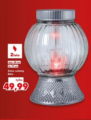 Znicz solarny Kula promocja w Kaufland