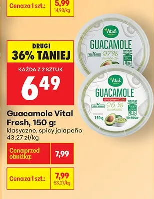 Guacamole spicy jalapeno promocja w Biedronka