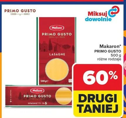 Makaron różne rodzaje promocja w Carrefour Market