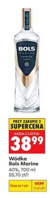 Wódka Bols Marine promocja w Biedronka
