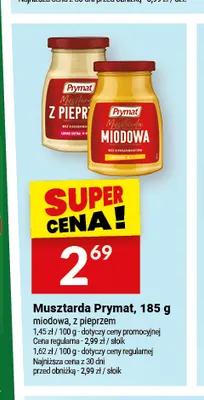 Musztarda Prymat miodowa promocja w Twój Market