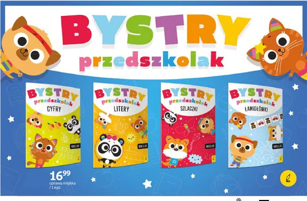 Książka Bystry przedszkolak Szlaczki oprawa miękka promocja w Empik
