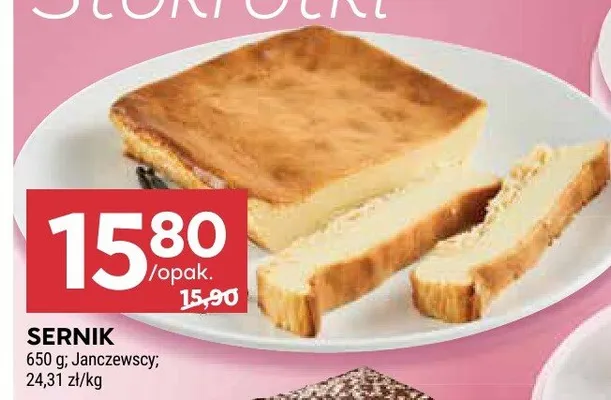 Sernik promocja w Stokrotka
