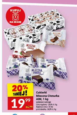 Cukierki Mleczna Chmurka AIM promocja w Twój Market