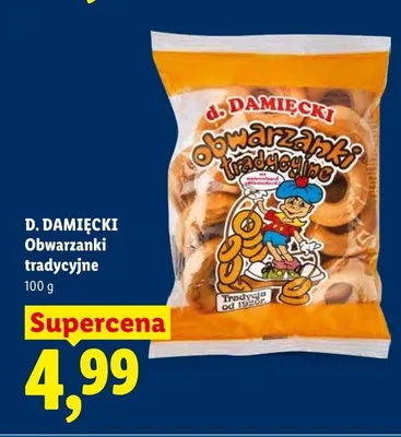 Obwarzanki tradycyjne D. Damięcki promocja w Lidl