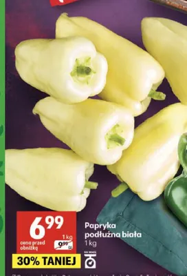 Papryka podłużna biała promocja w Delikatesy Centrum