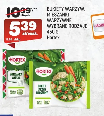 Bukiety warzyw Hortex promocja w Społem Praga