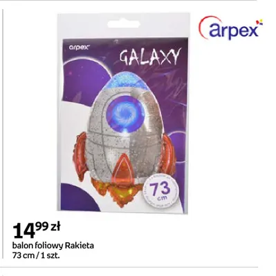 Balon foliowy Rakieta Arpex 73 cm promocja w Empik