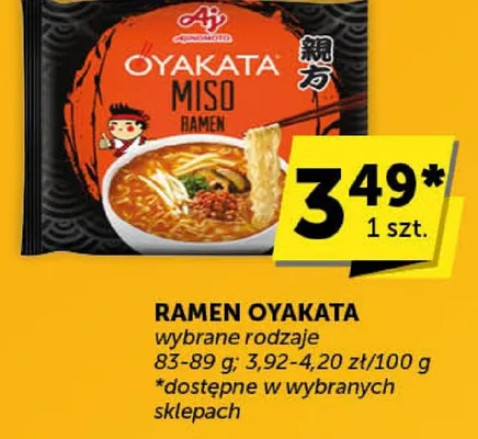 Ramen Oyakata miso promocja w ABC