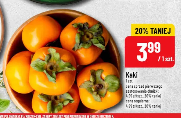 Kaki promocja w POLOmarket