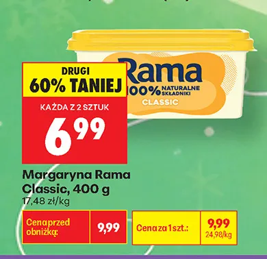 Margaryna Rama Classic promocja w Biedronka