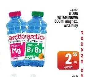 Woda witaminowa witaminy Arctic+ promocja w Tomi Markt