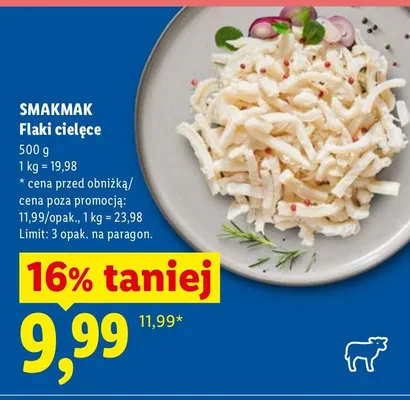 Flaki cielęce promocja w Lidl