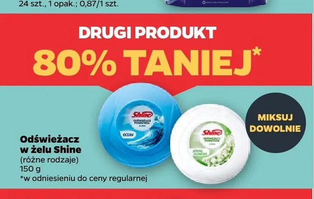 Odświeżacz w żelu Shine promocja w Netto