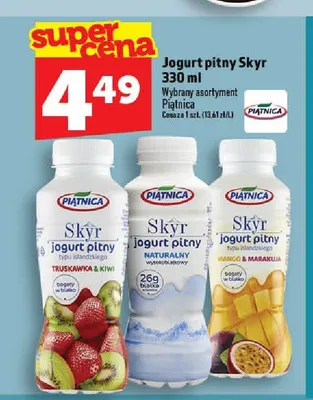 Jogurt pitny Skyr promocja w TOPAZ