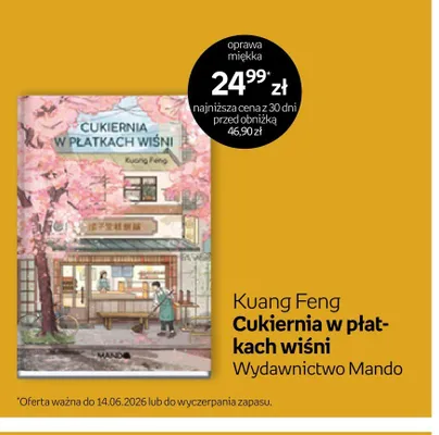 Książka Cukiernia w płatkach wiśni Kuang Feng promocja w Empik