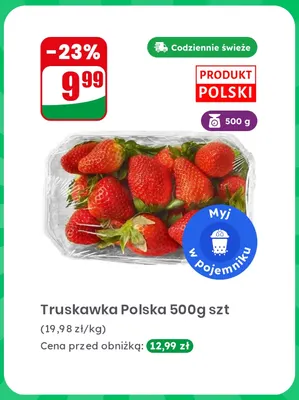 Truskawki polskie promocja w Dino