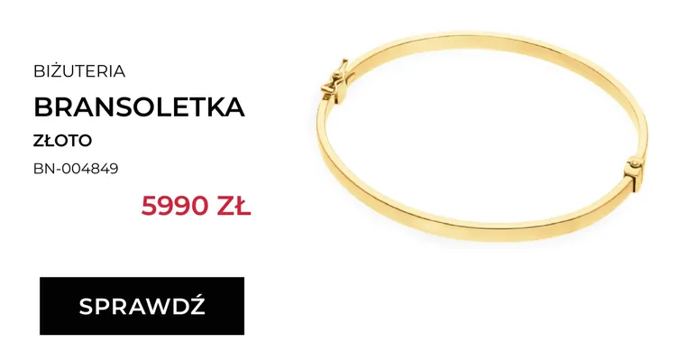 Bransoletka złota Briju BN-004849 promocja w Briju