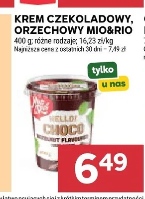 Krem czekoladowy Mio&Rio Hello! Choco Hazelnut Flavour promocja w Stokrotka