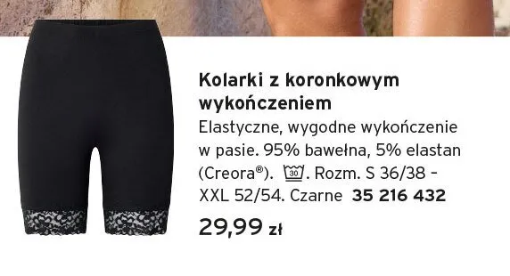 Kolarki z koronkowym wykończeniem Tchibo promocja w Tchibo