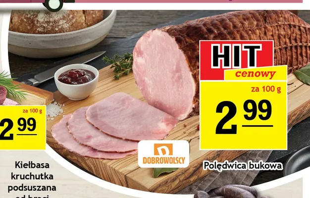 Polędwica bukowa Dobrowolscy promocja w Gram Market