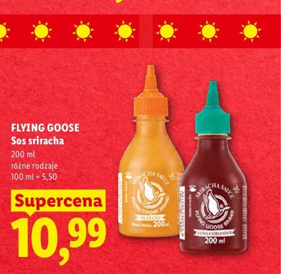 Sos sriracha Flying Goose Mayoo promocja w Lidl