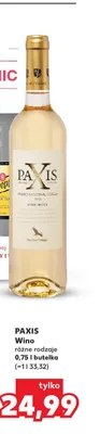 Wino Paxis Medium Dry promocja w Kaufland