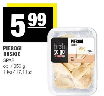 Pierogi ruskie promocja w SPAR