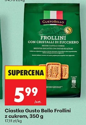 Ciastka Frollini z cukrem promocja w Biedronka