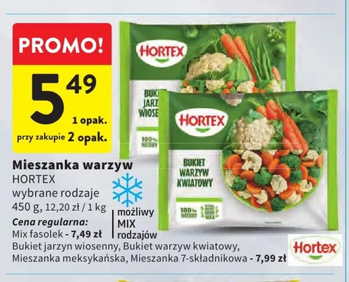 Bukiet warzyw kwiatowy Hortex promocja w Intermarche