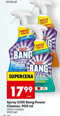 Spray Cillit Bang Power Cleaner różne rodzaje promocja w Biedronka