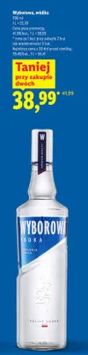 Wódka Wyborowa promocja w Lidl