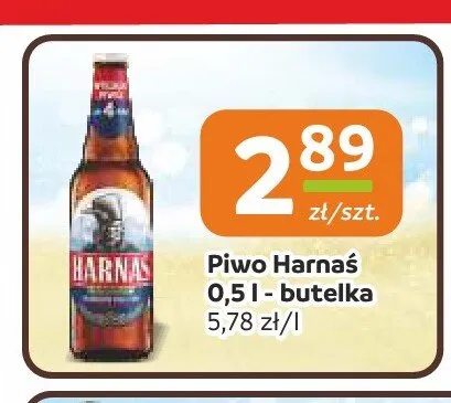 Piwo Harnaś Jasne Pełne promocja w Gama